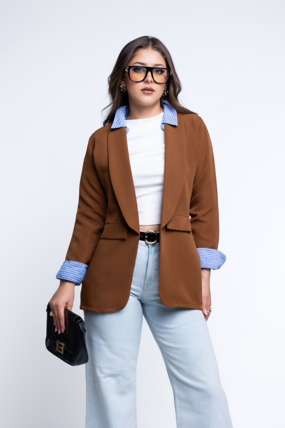 Saco Básico en Tela Barbie Twill