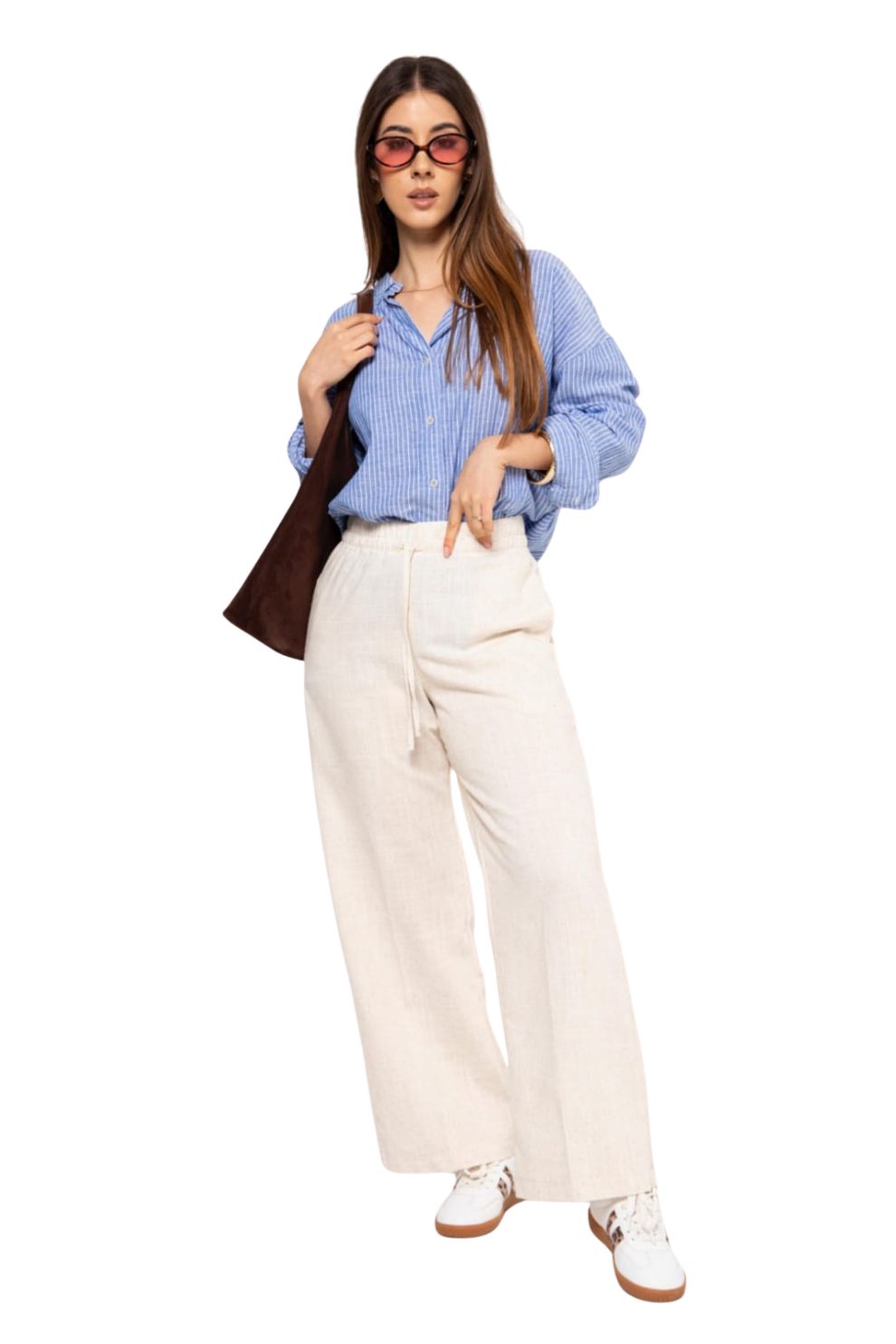 Pantalón tiro alto