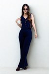 Conjunto Tejido Chaleco & Pantalón Tiro Alto