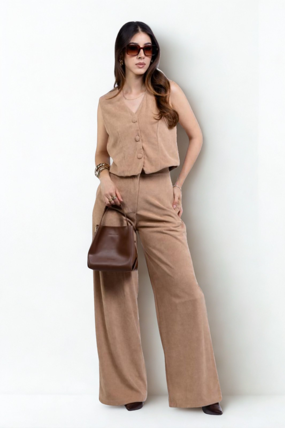 Conjunto Elegante Chaleco & Pantalón
