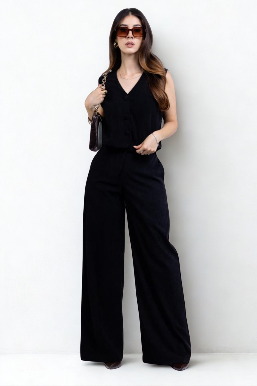 Conjunto Elegante Chaleco & Pantalón