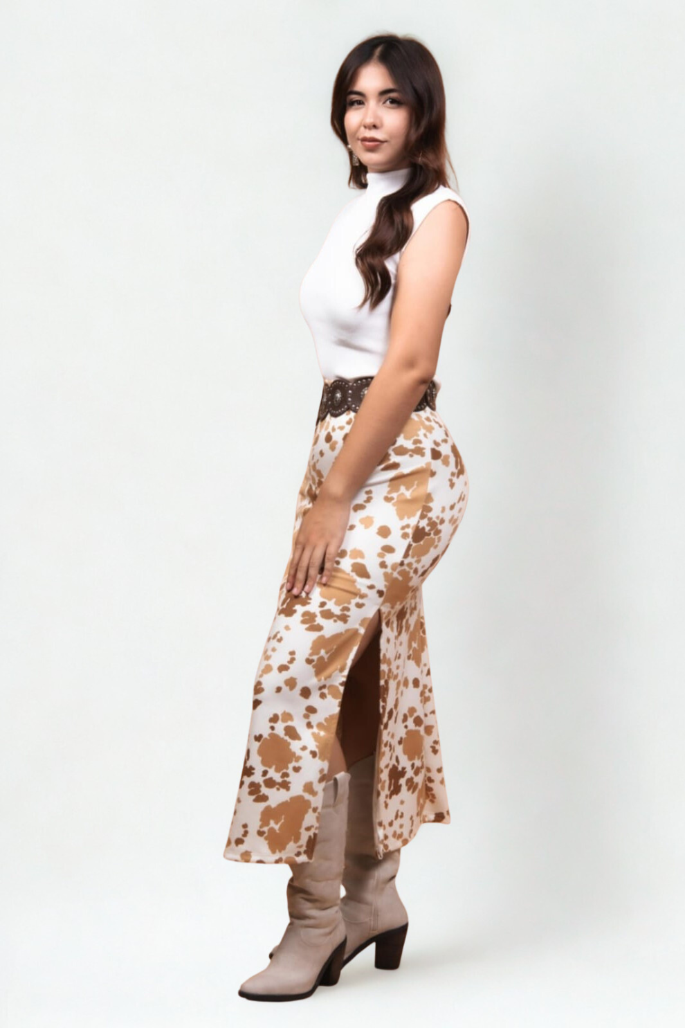 Falda COW Print