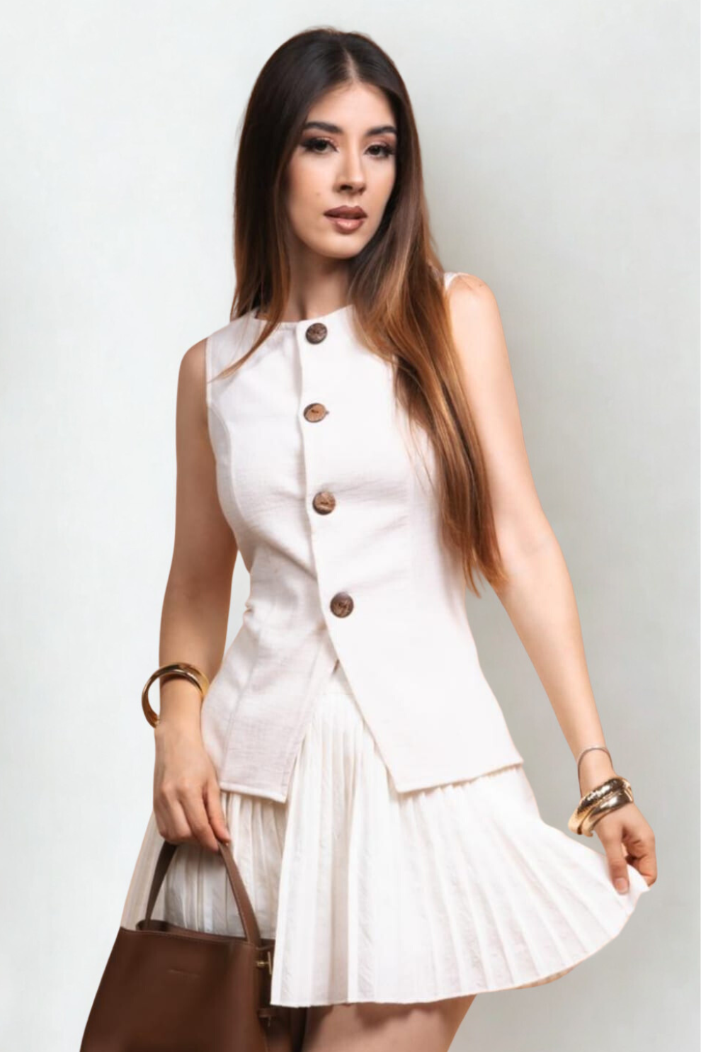Blusa Estilo Chaleco