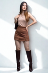 Shorts Falda Gamuza