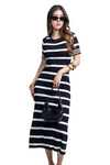 Vestido de Rayas Importado – Tejido Spandex