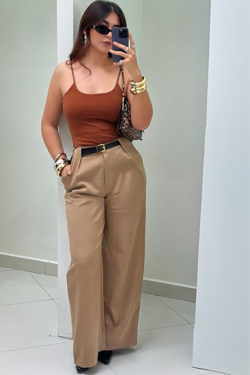 Pantalón Barbie Twill con cinto