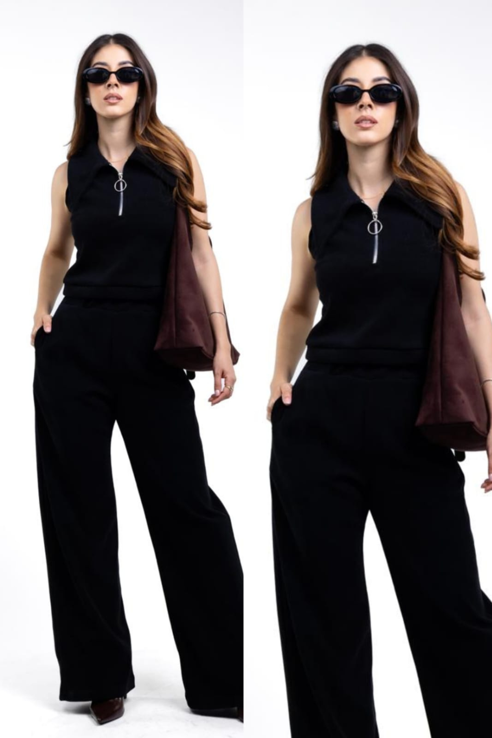 Conjunto Blusa y Pantalón Panilla