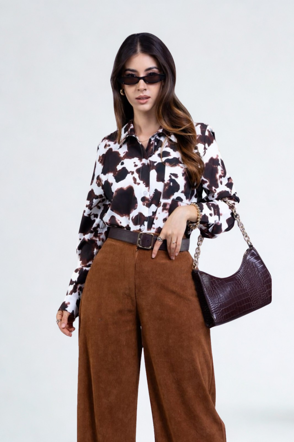Camisa Estampado Cow Print
