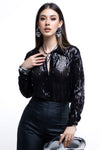 Camisa de Lentejuelas Premium
