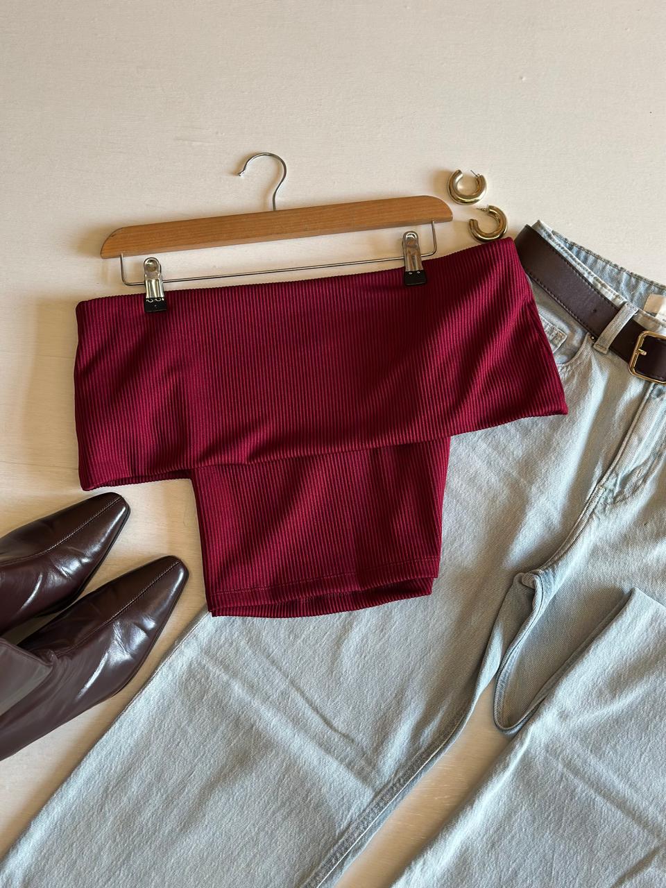 Blusa estilo campesino
