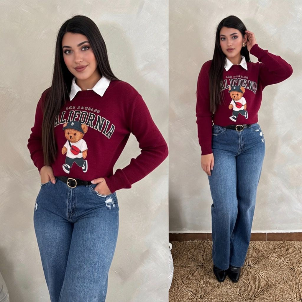 Suéter California Bear