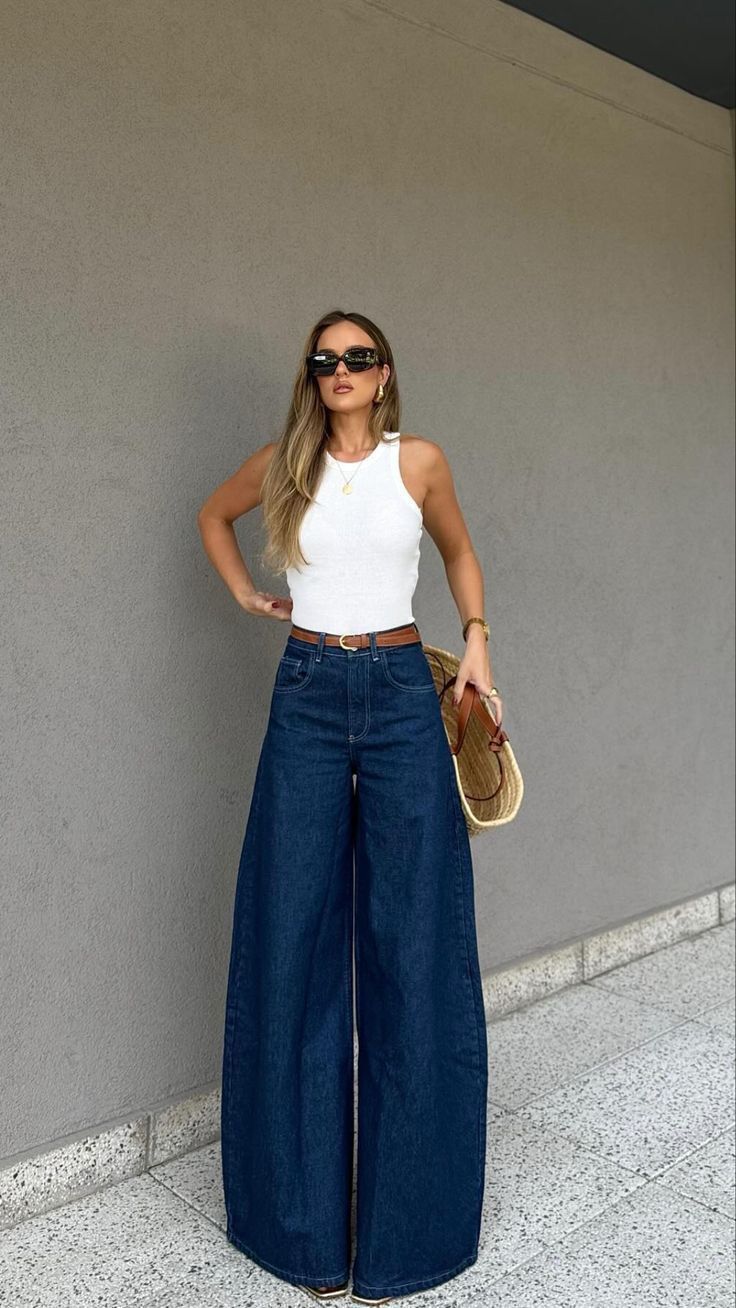 Jeans wide leg