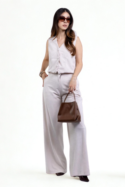 Conjunto Elegante Chaleco & Pantalón