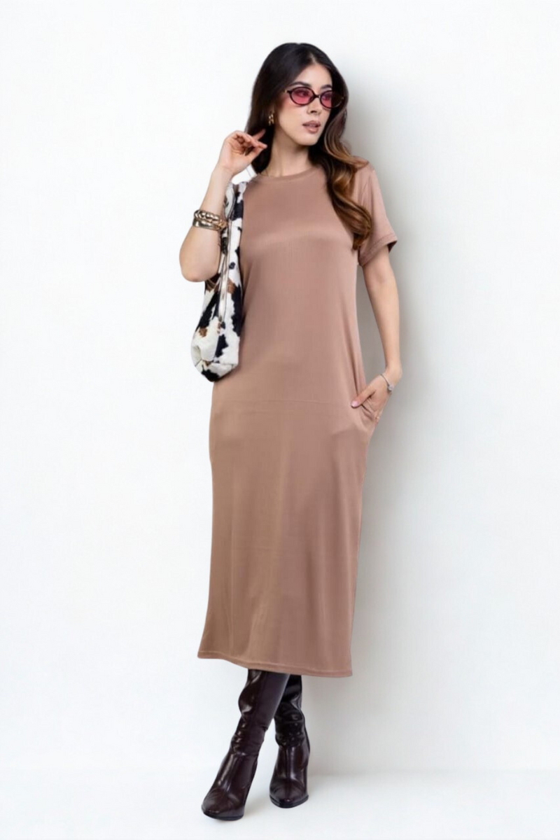 Vestido Ribb en Licra Gruesa