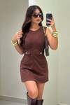 Vestido de Gamuza