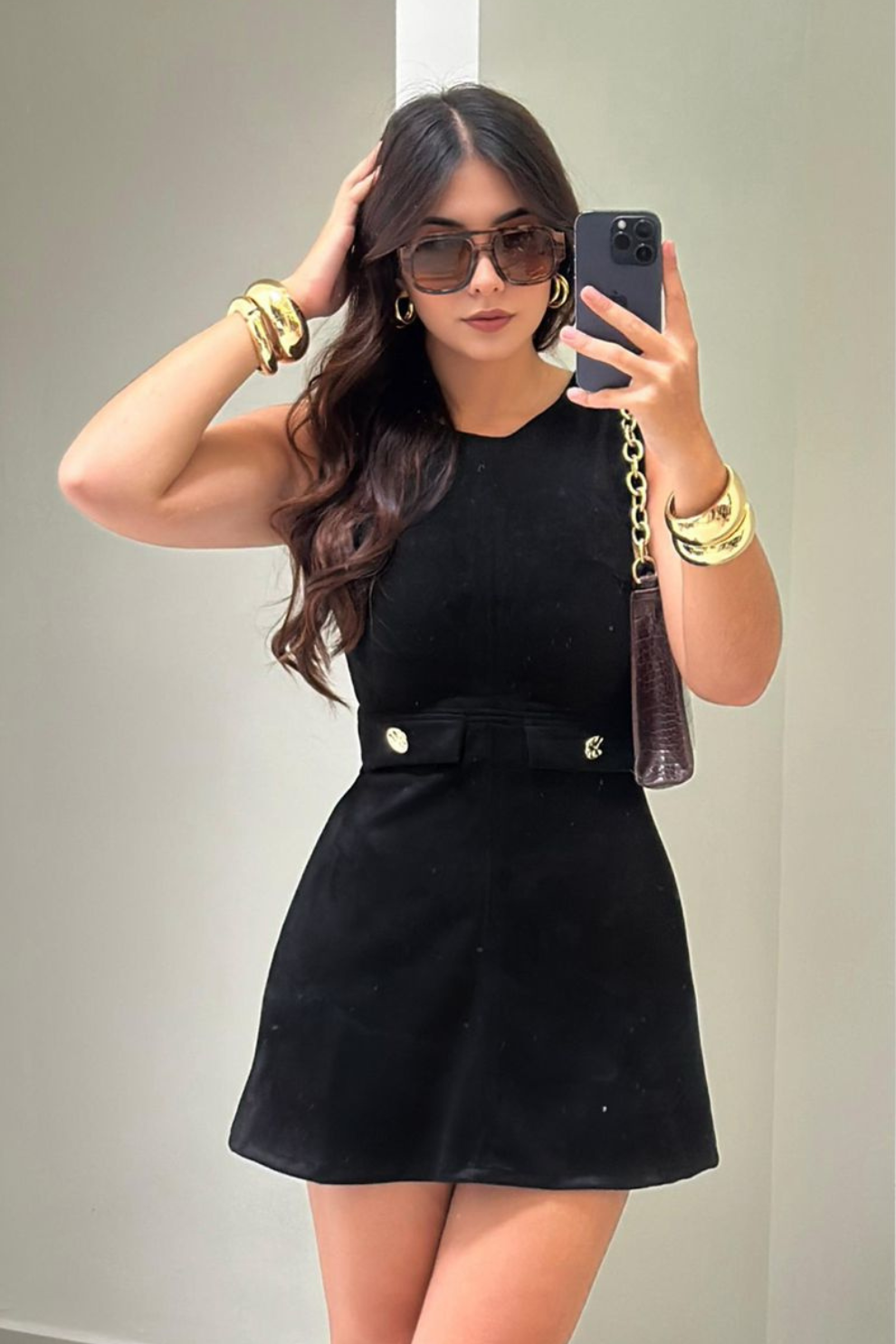 Vestido de Gamuza