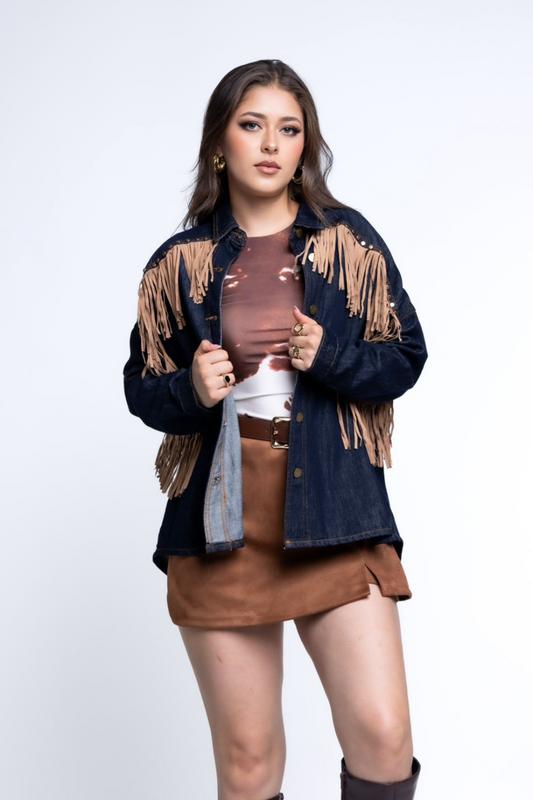 Sobrecamisa Denim Oscura