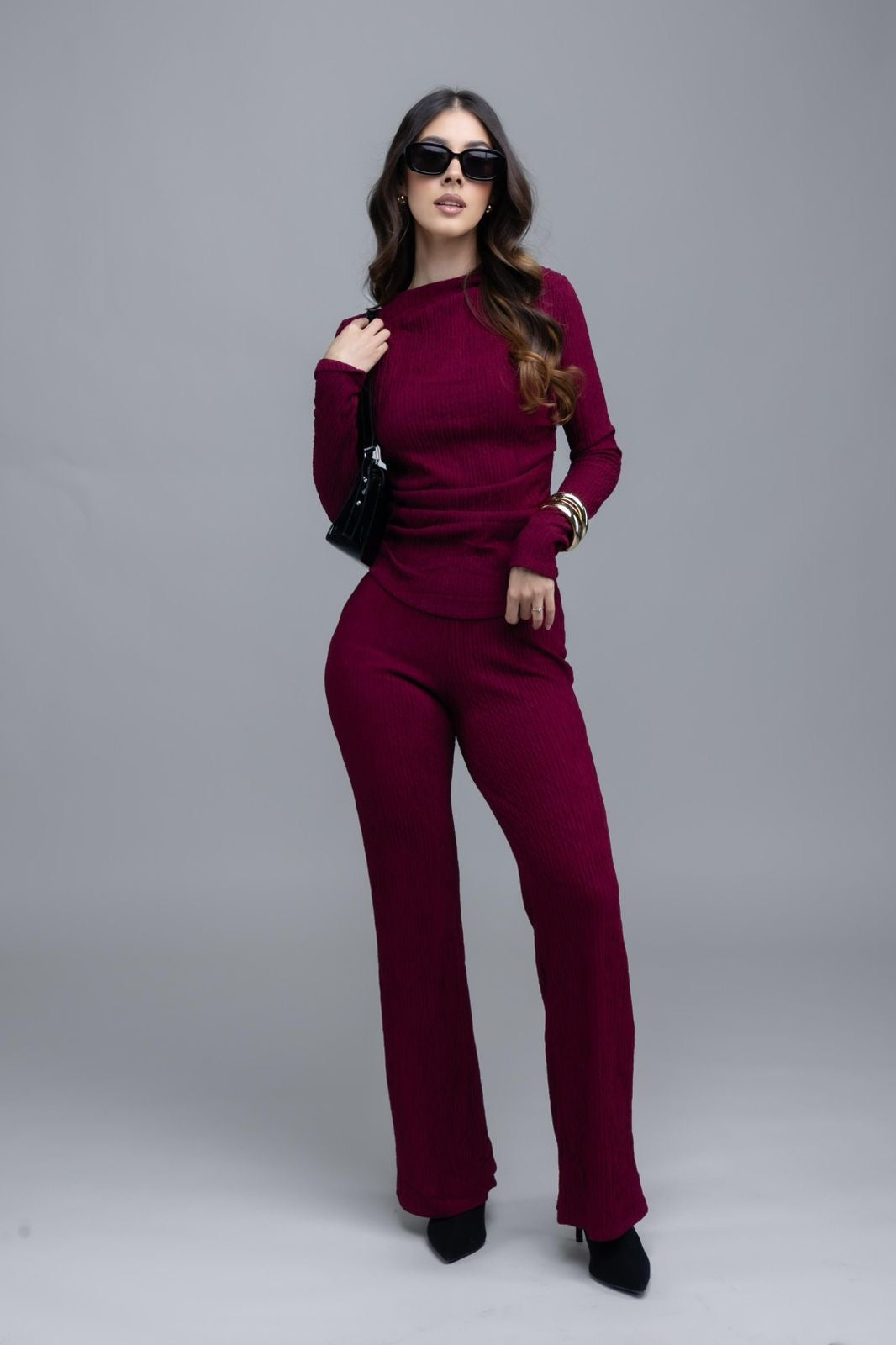 Conjunto Importado Flare & Plisado