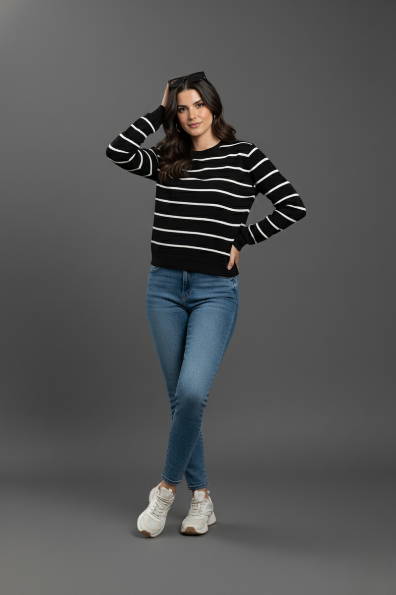 Suéter Rayado Minimal