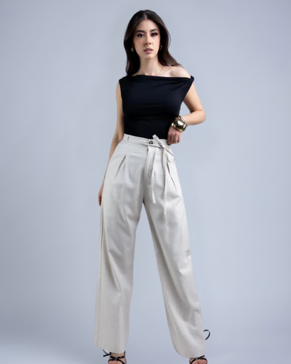 Pantalon de lino suavizado