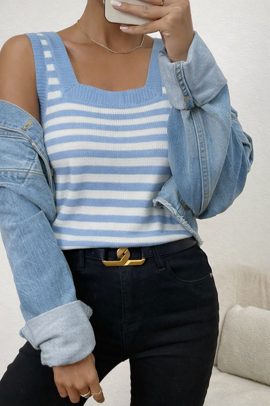 Blusa básica a rayas