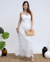 Conjunto de Dos Piezas en Encaje "Eyelet"