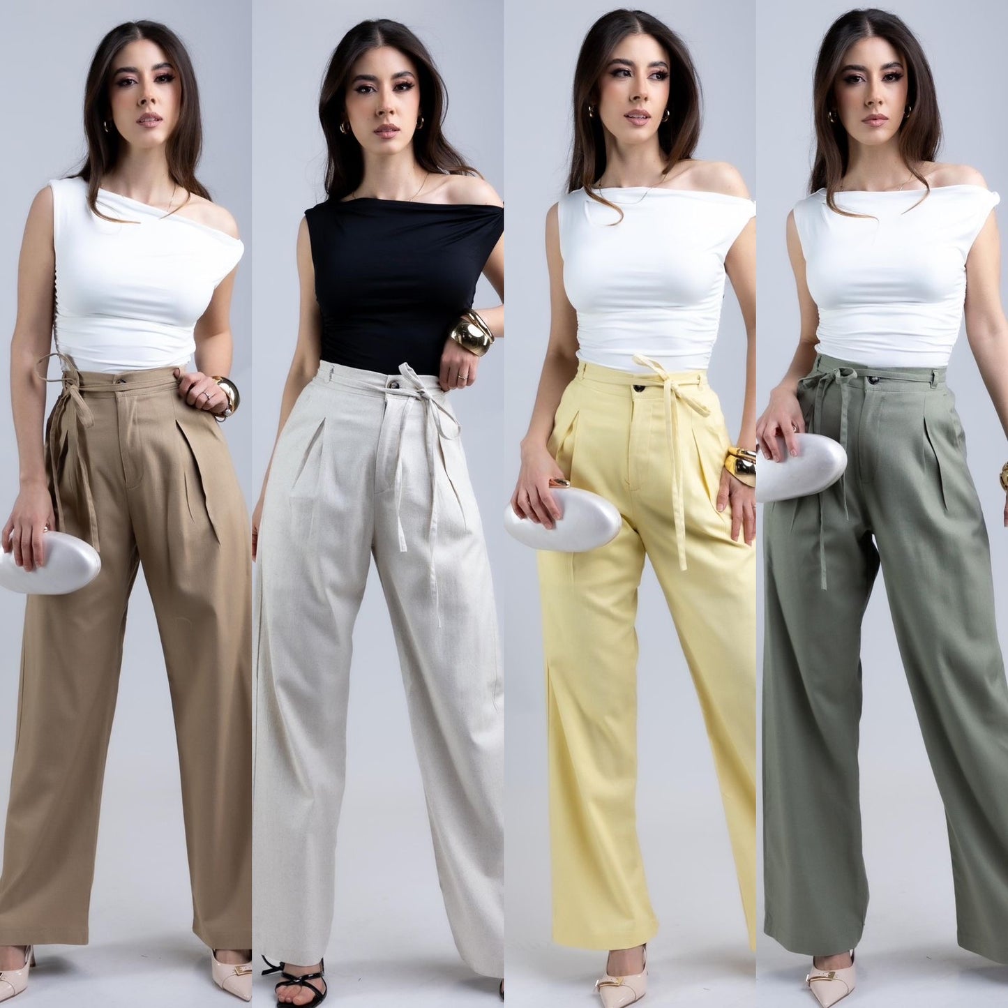 Pantalon de lino suavizado