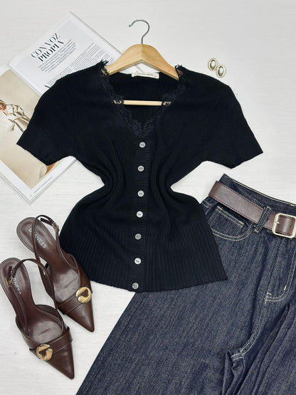Blusa Tejida Encaje V