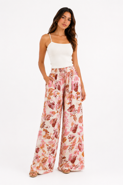Pantalón Palazzo Tropical Fresh