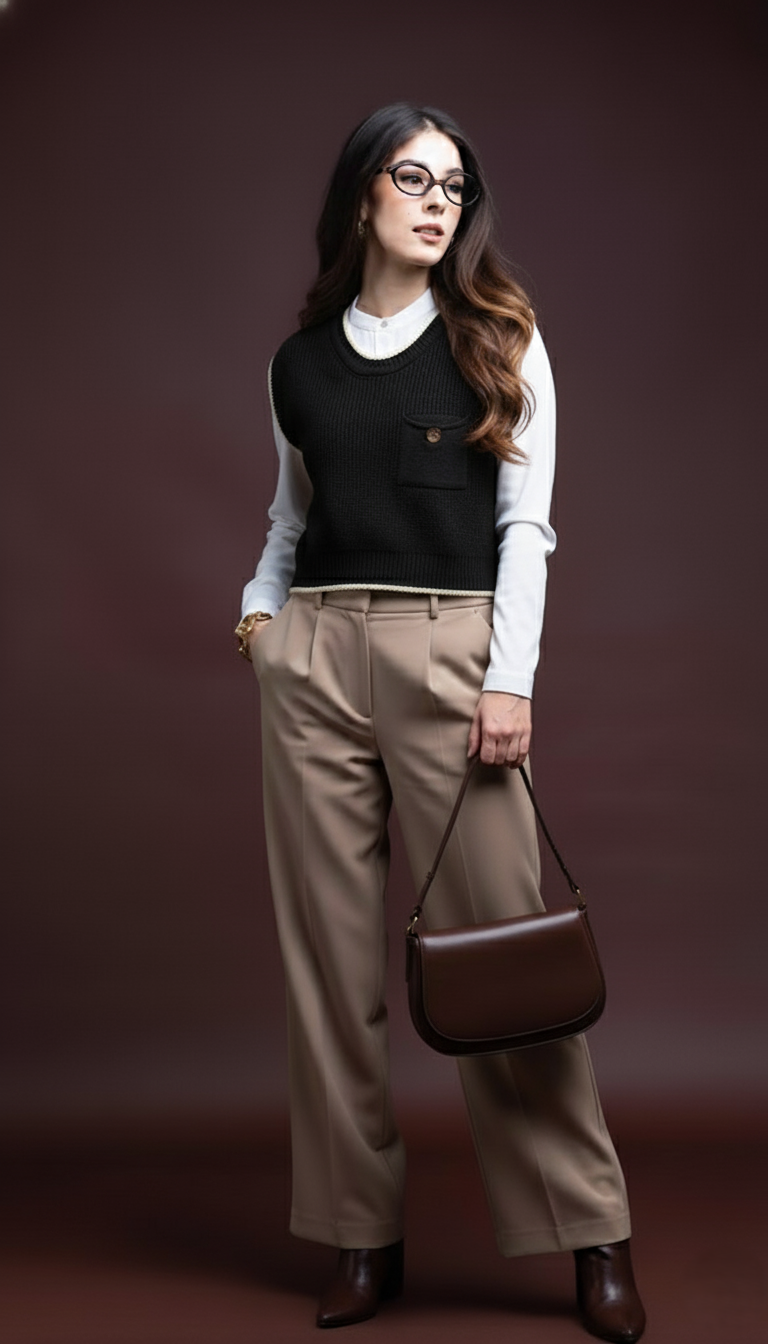 Chaleco Tejido Cerrado