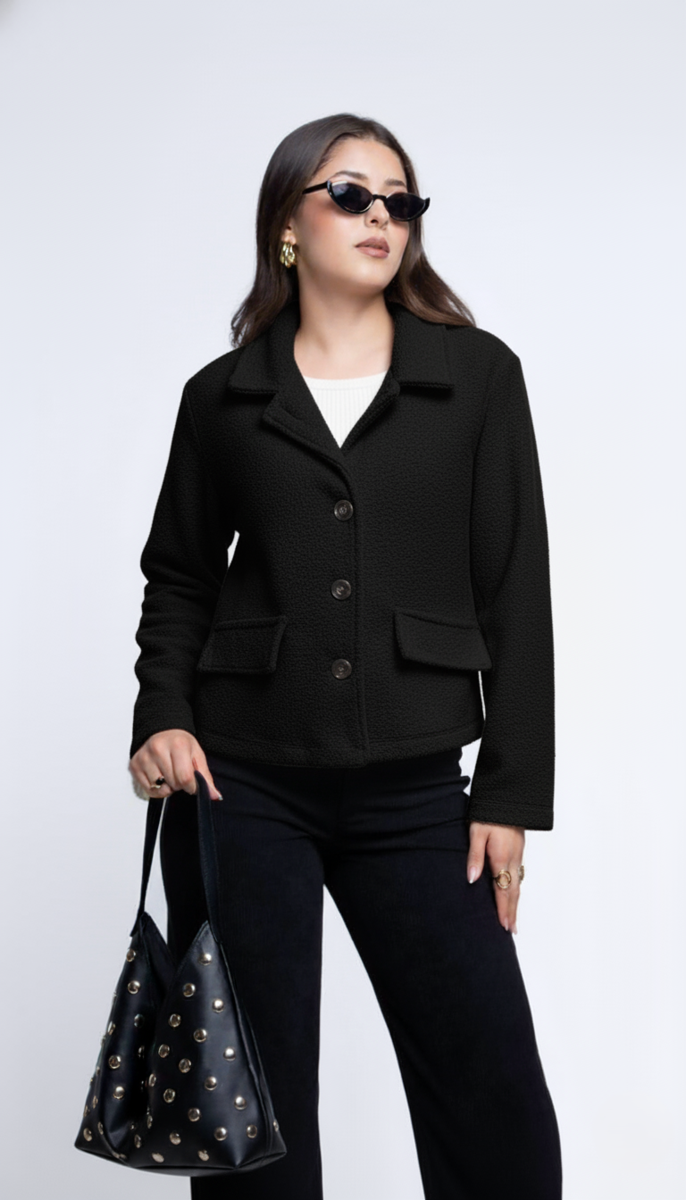 Chamarra Efecto Peluche