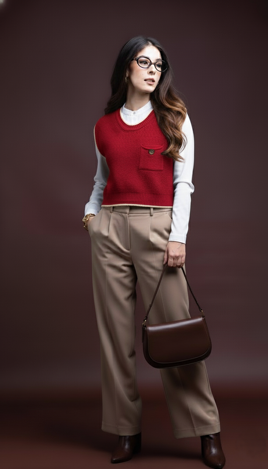 Chaleco Tejido Cerrado