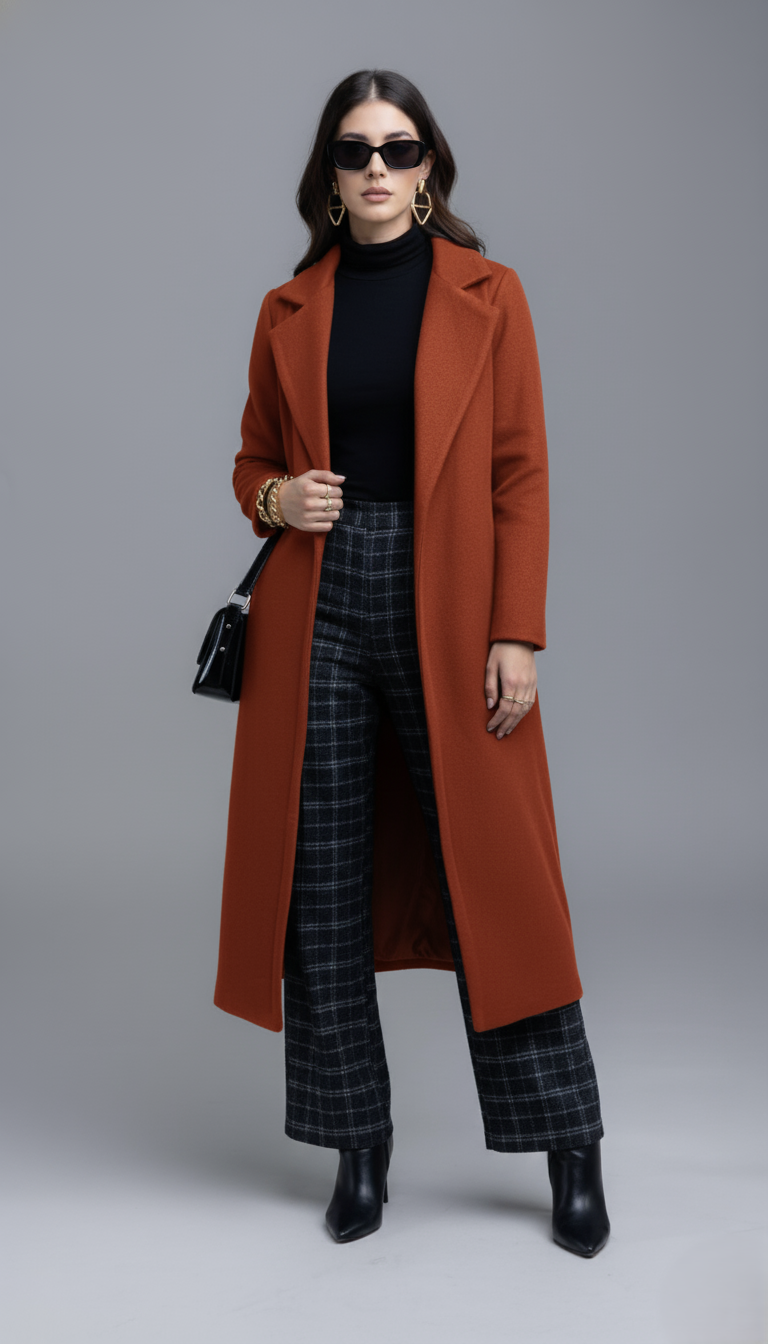 Abrigo Largo Elegante