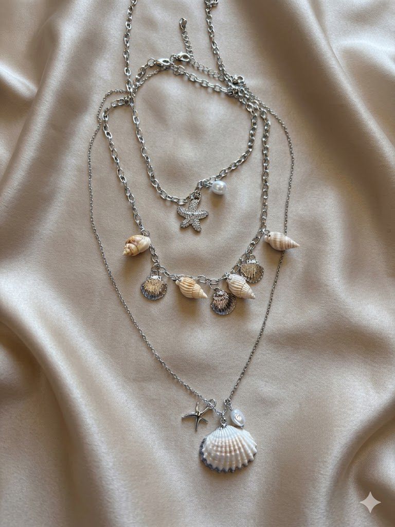 Set Collares Caracoles