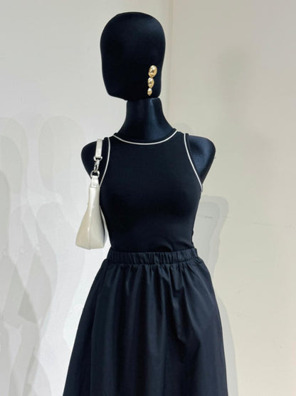 Vestido Casual Combinado