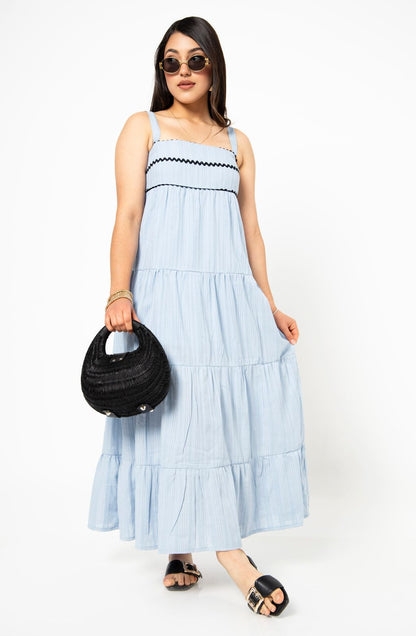 Vestido largo con tirantes