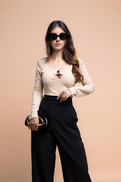 Blusa de manga larga