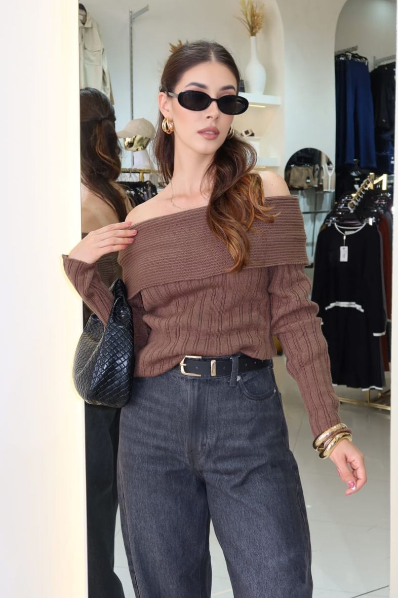 Blusa de tejido campesina