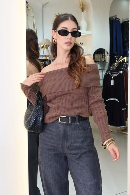 Blusa de tejido campesina