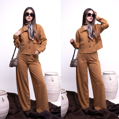 Conjunto de gamuza