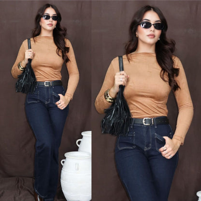 Blusa con detalle plisado