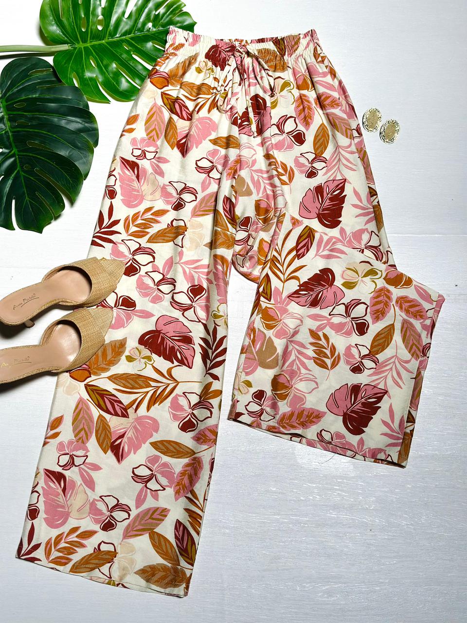 Pantalón Palazzo Tropical Fresh