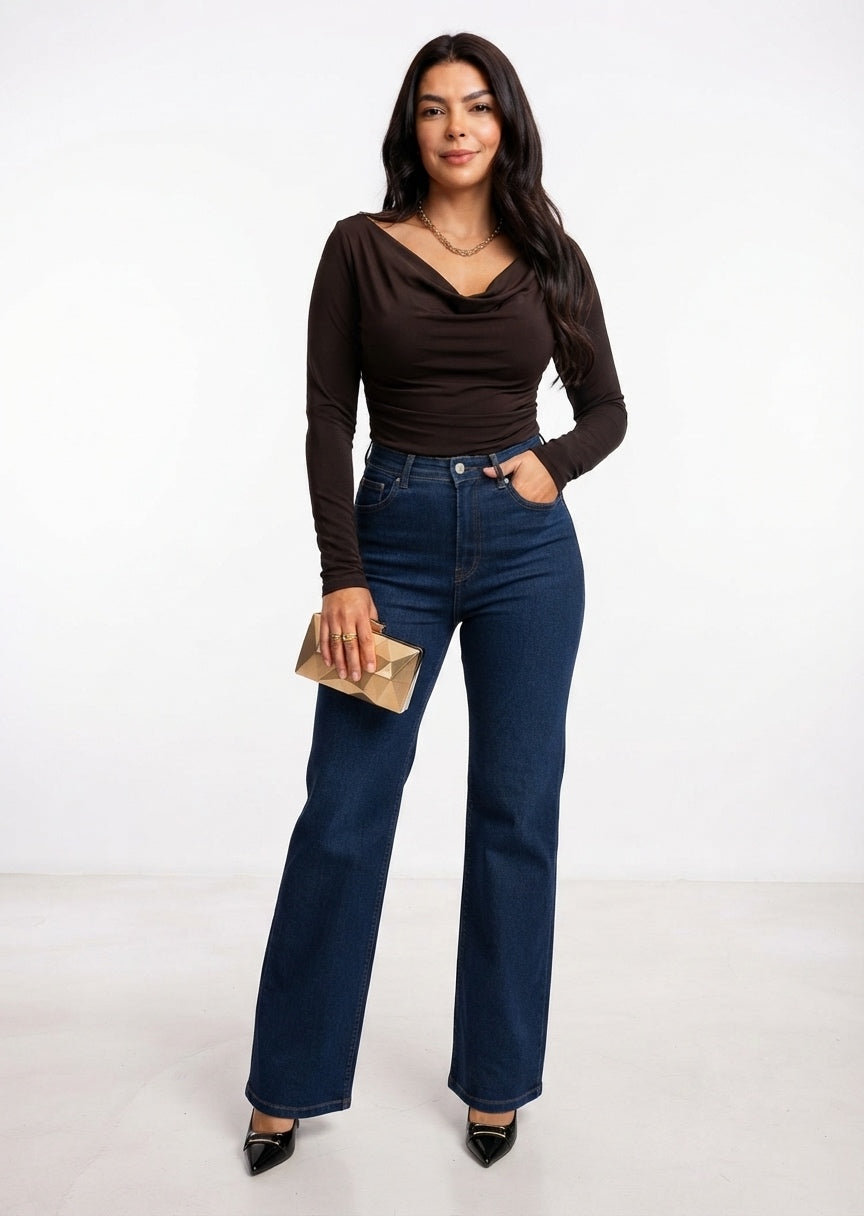 Blusa Cuello Cowl