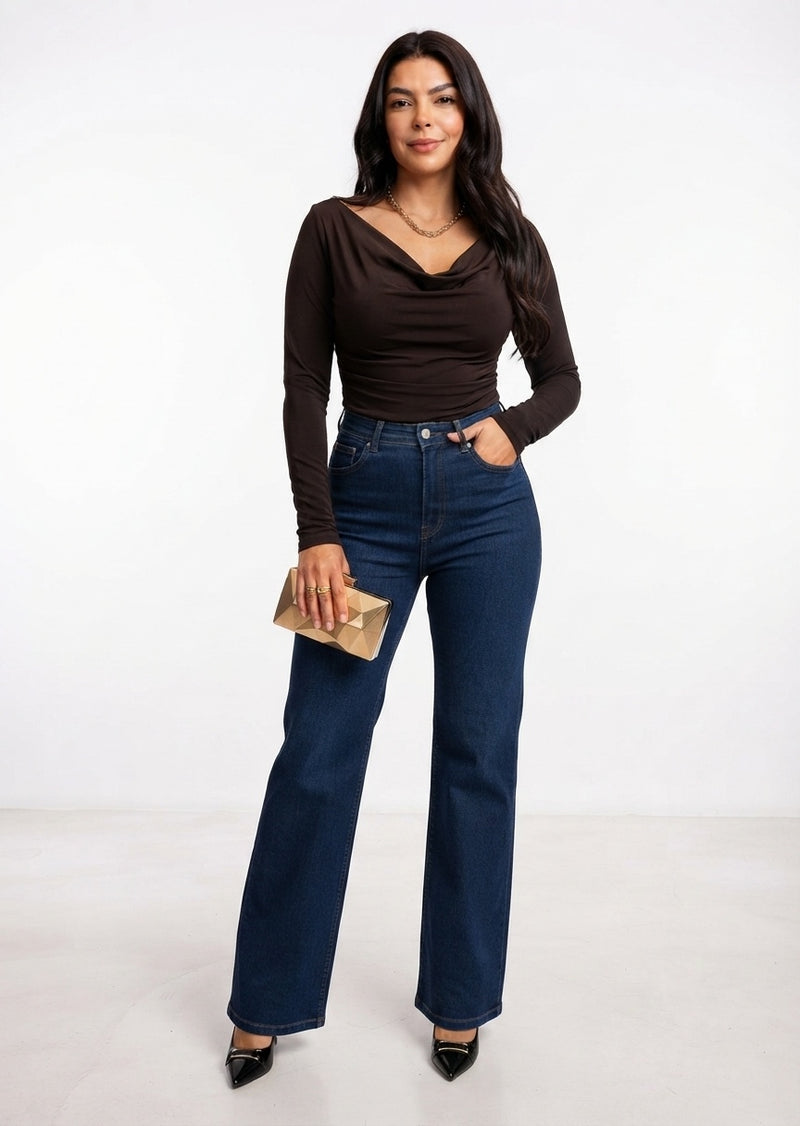 Blusa Cuello Cowl