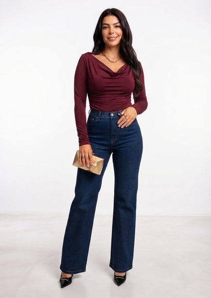 Blusa Cuello Cowl
