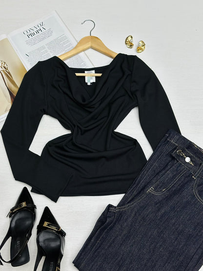 Blusa Cuello Cowl