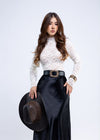 Blusa Encaje Transparencias