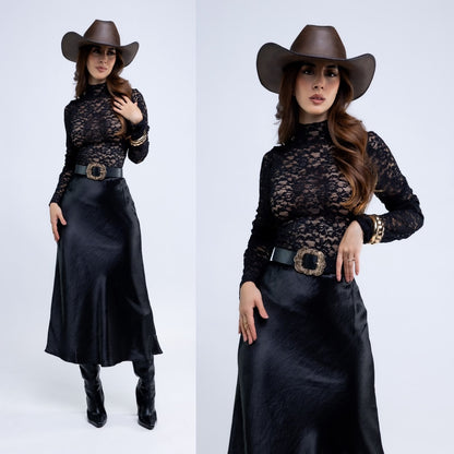 Blusa Encaje Transparencias