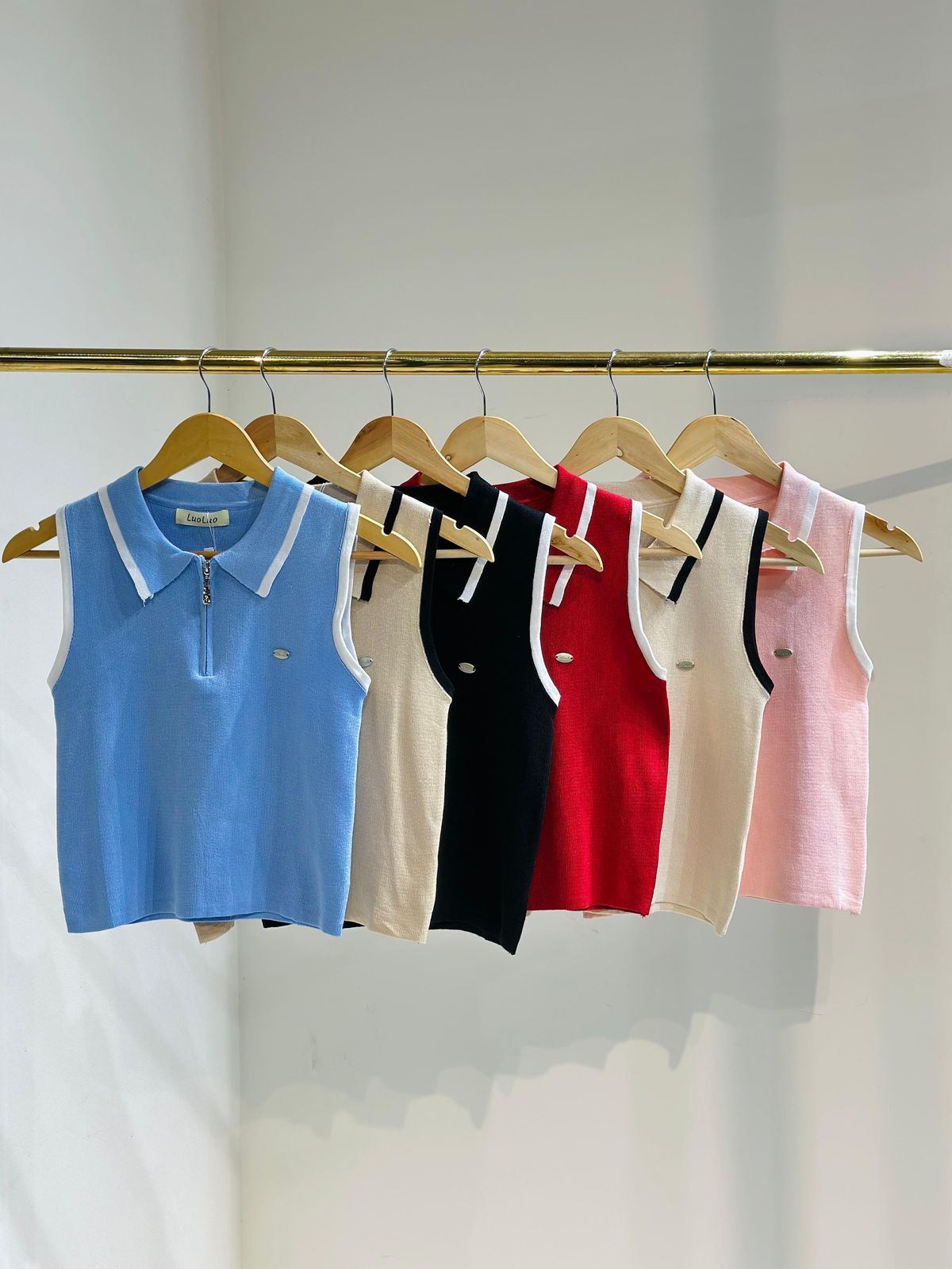 Blusa Tejida Zipper
