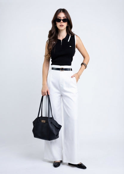 Blusa Tejida Zipper